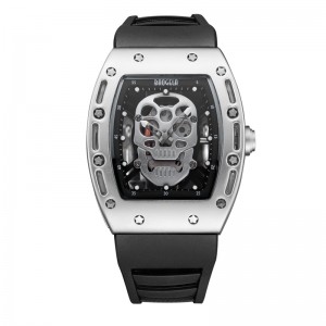 Mode kranium mænd kvartsur Baogela Creative Dial Watch For Men Clock Gold Life Waterturf MEN